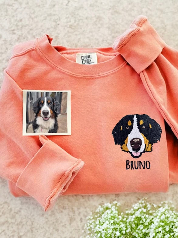 Custom Dog Sweatshirt - Custom Embroidered Sweaters For Dog, Cat & Pet