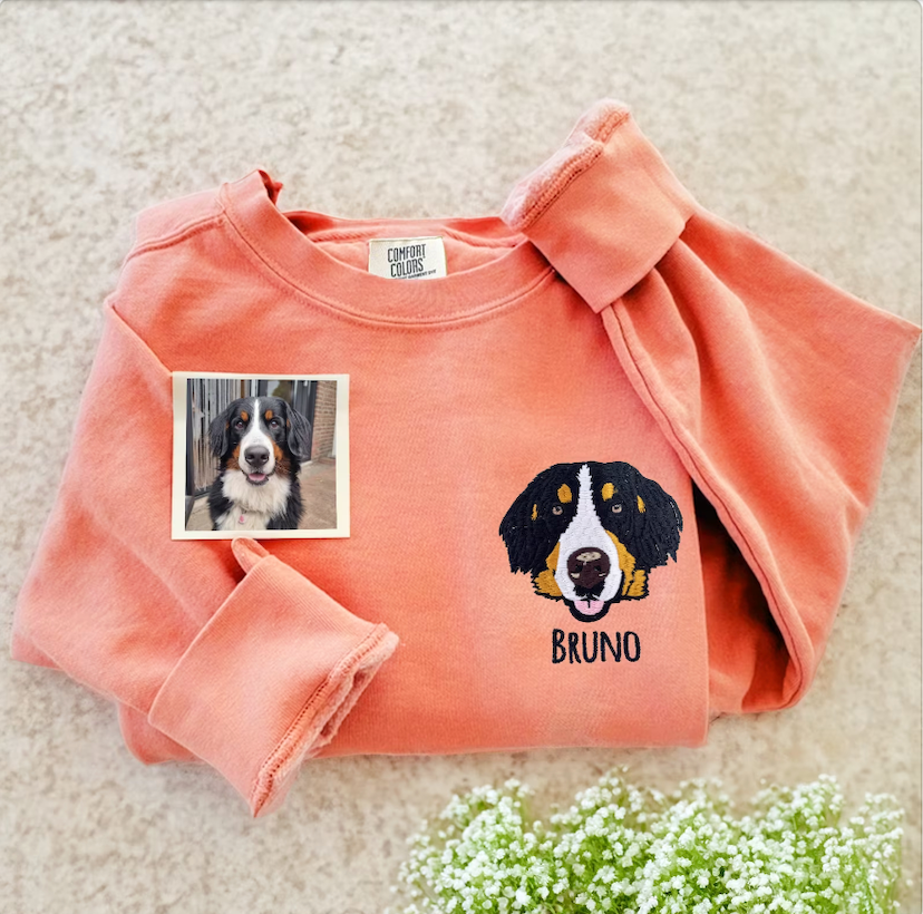 Custom Dog Sweatshirt - Custom Embroidered Sweaters For Dog, Cat & Pet