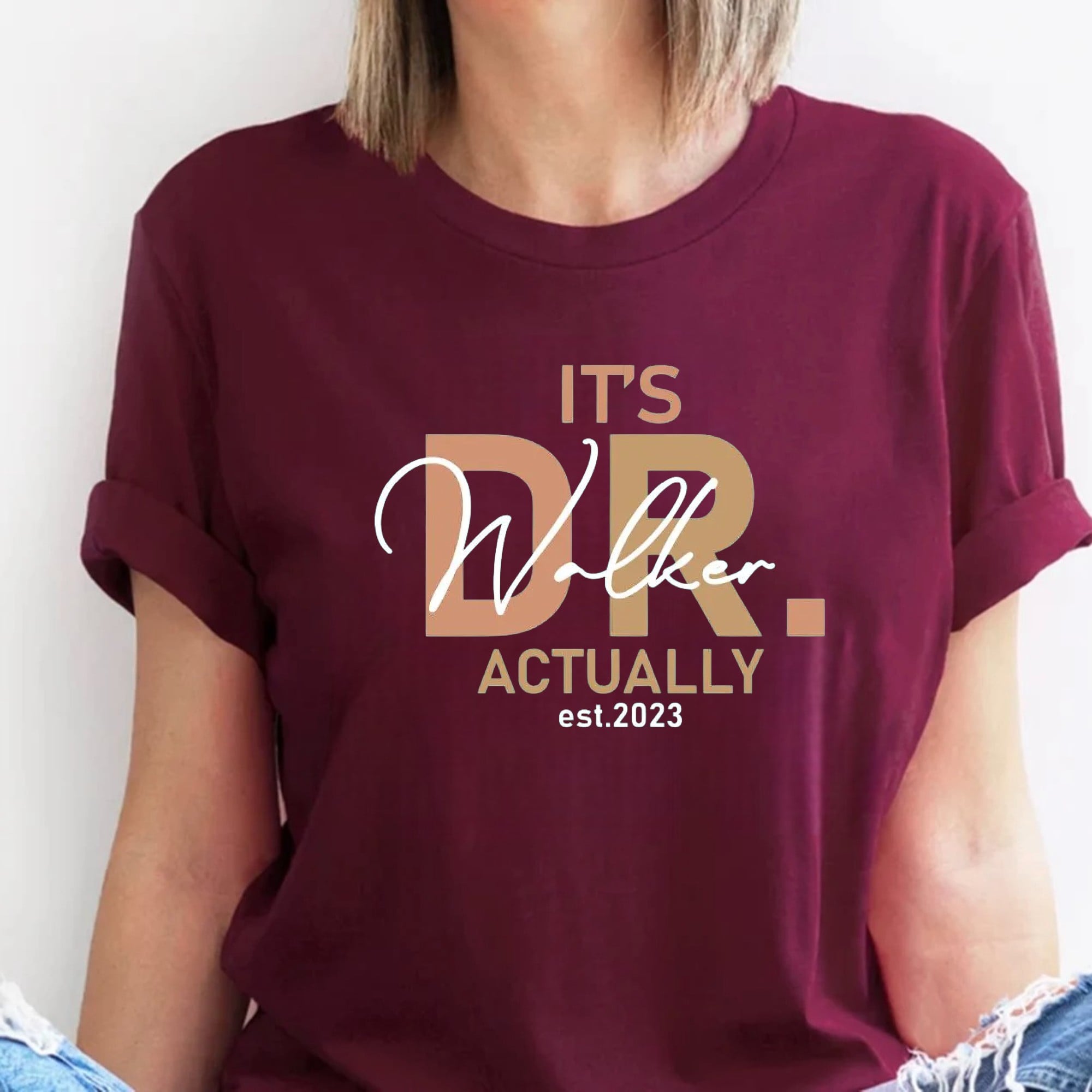 Stylish & Comfortable Cotton Tee for New Doctors
