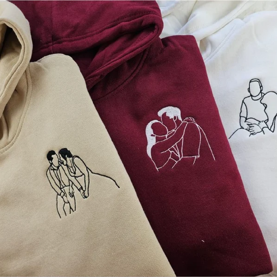 Custom Matching Couple Hoodies - personalized couple hoodies