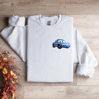 Matching Couple Hoodies - Custom Embroidered Cars Mcqueen And Sally Sweatshirts Unique Gift For Couples