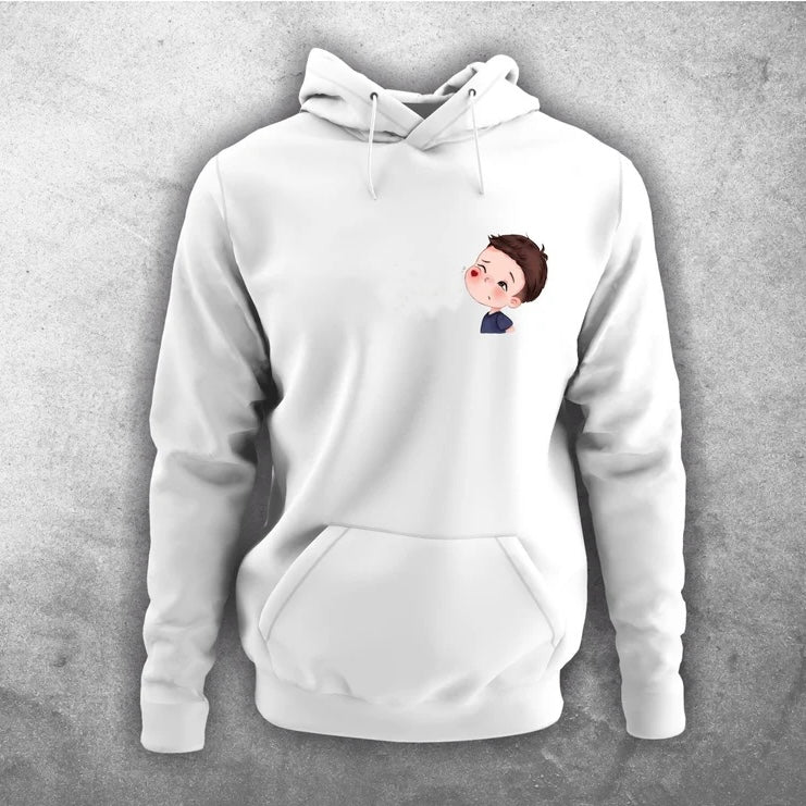 Matching Couple Hoodies - Cartoon Couple Custom Couples Hoodies