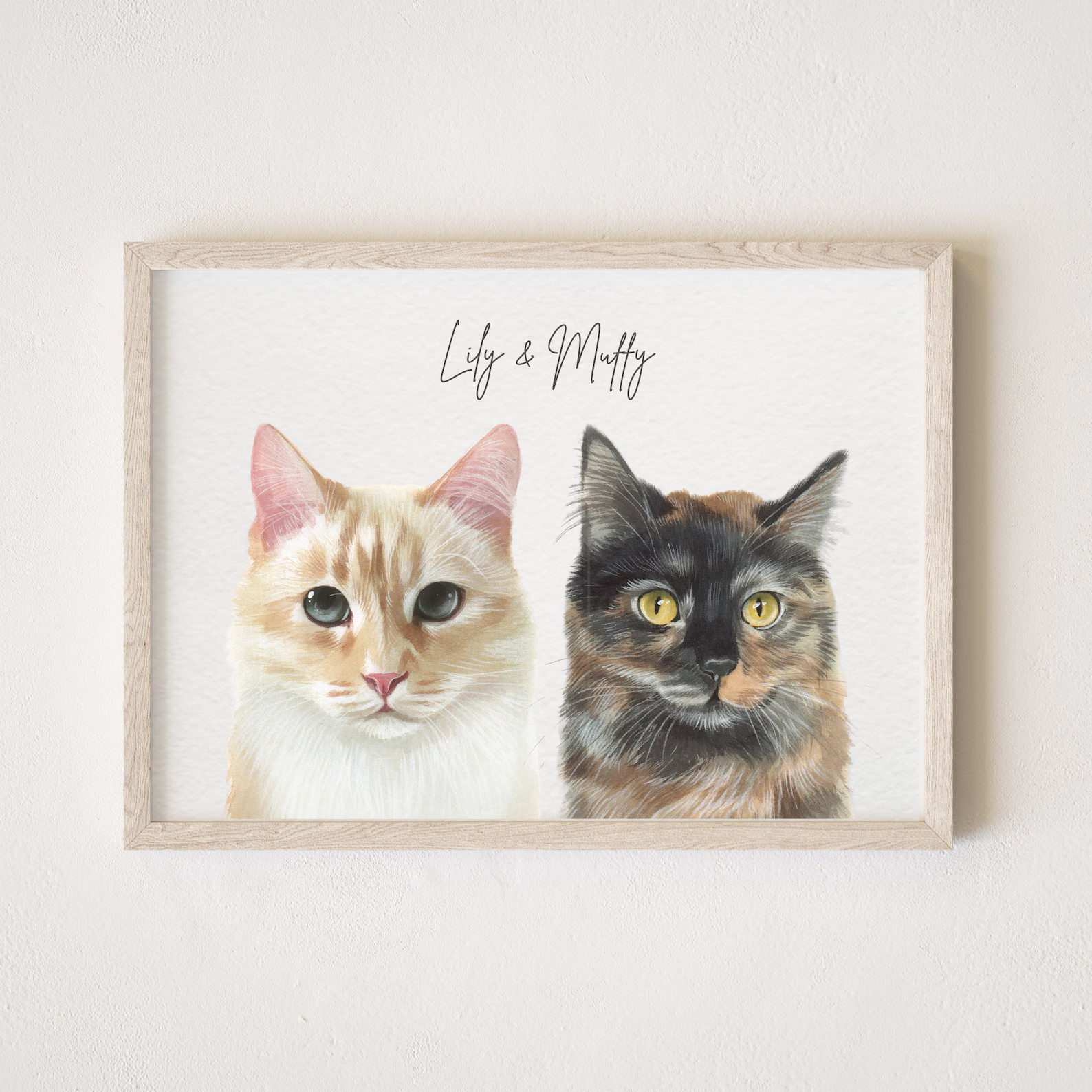 Unique gift for pet owners featuring a custom pet illustration.
