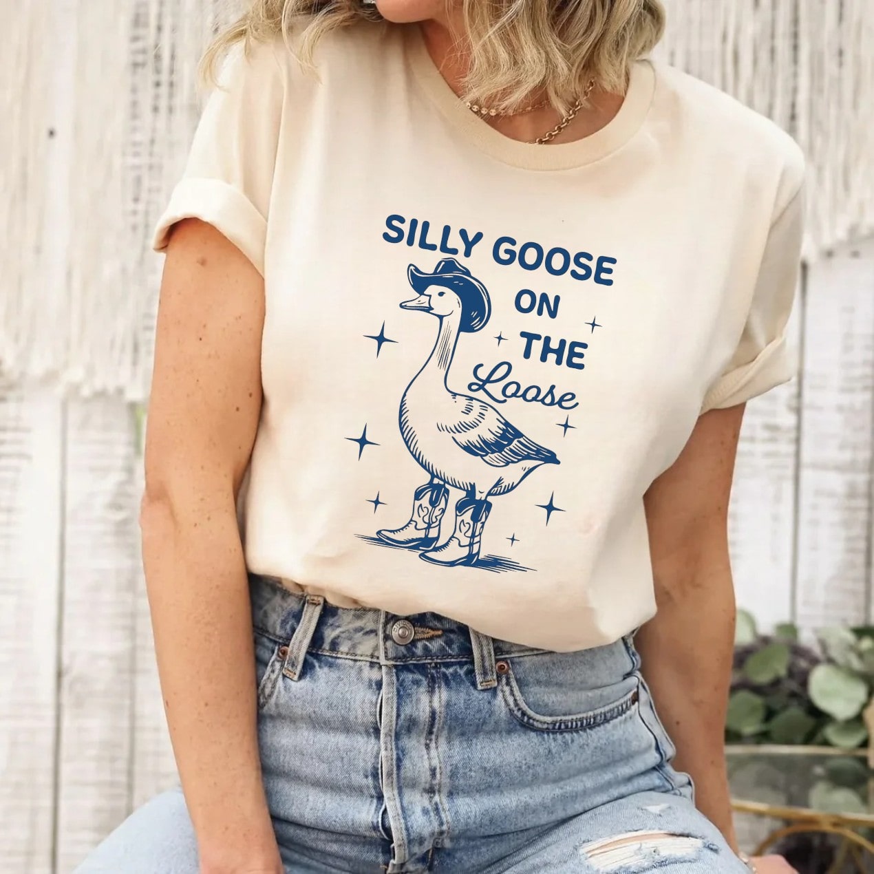 Silly Goose graphic tee for casual, fun style