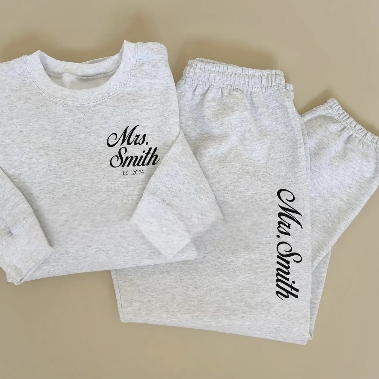 Customized loungewear sweatpants with a chic design