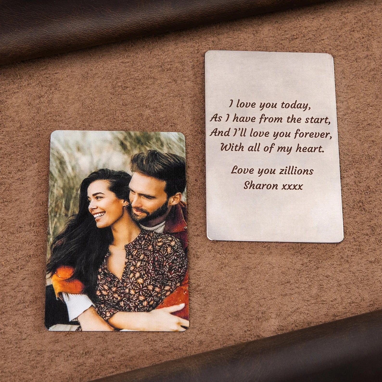 Thoughtful personalized photo card for boyfriend - Perfect gift