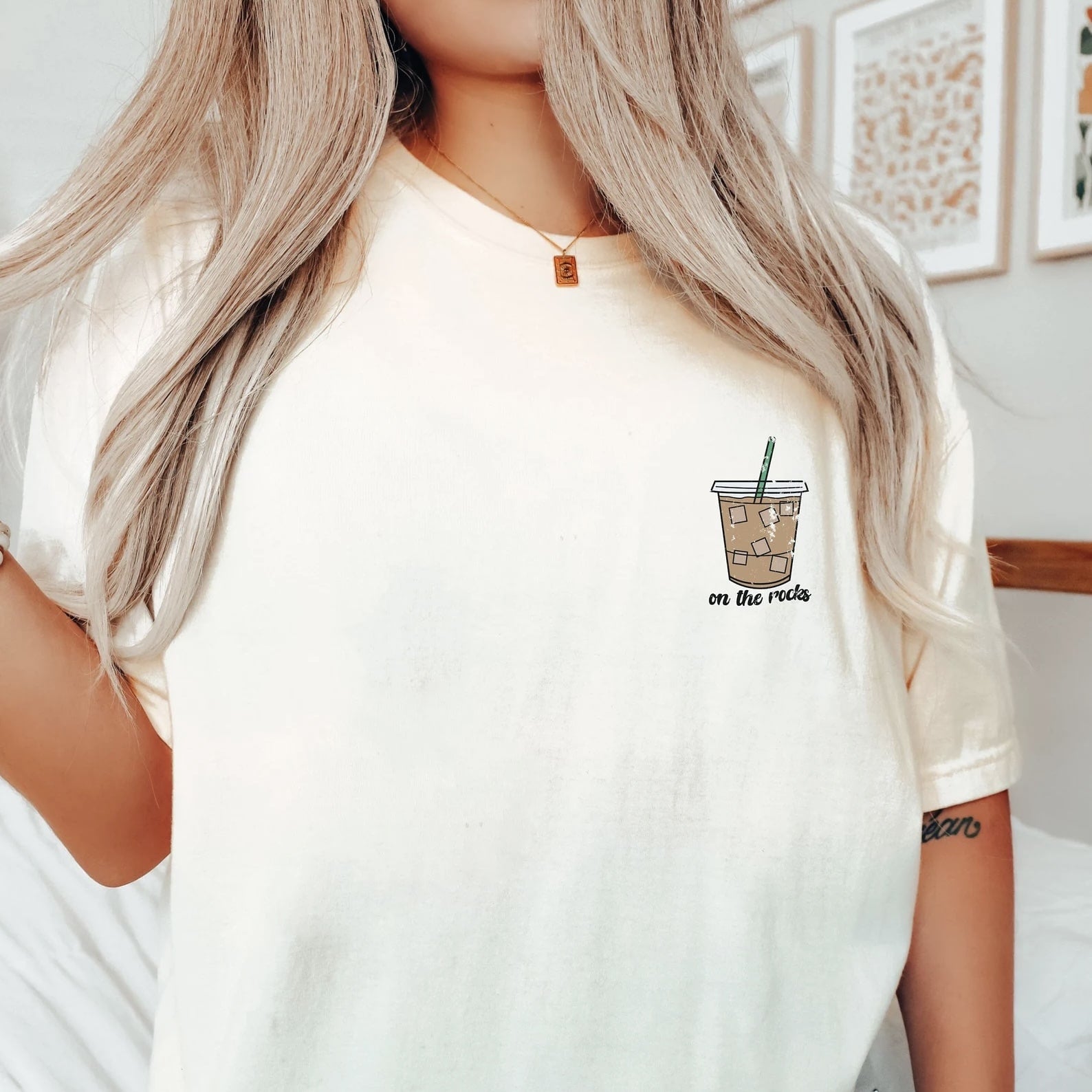 On the Rocks T - Shirt: Trendy Beverage - Inspired Fashion