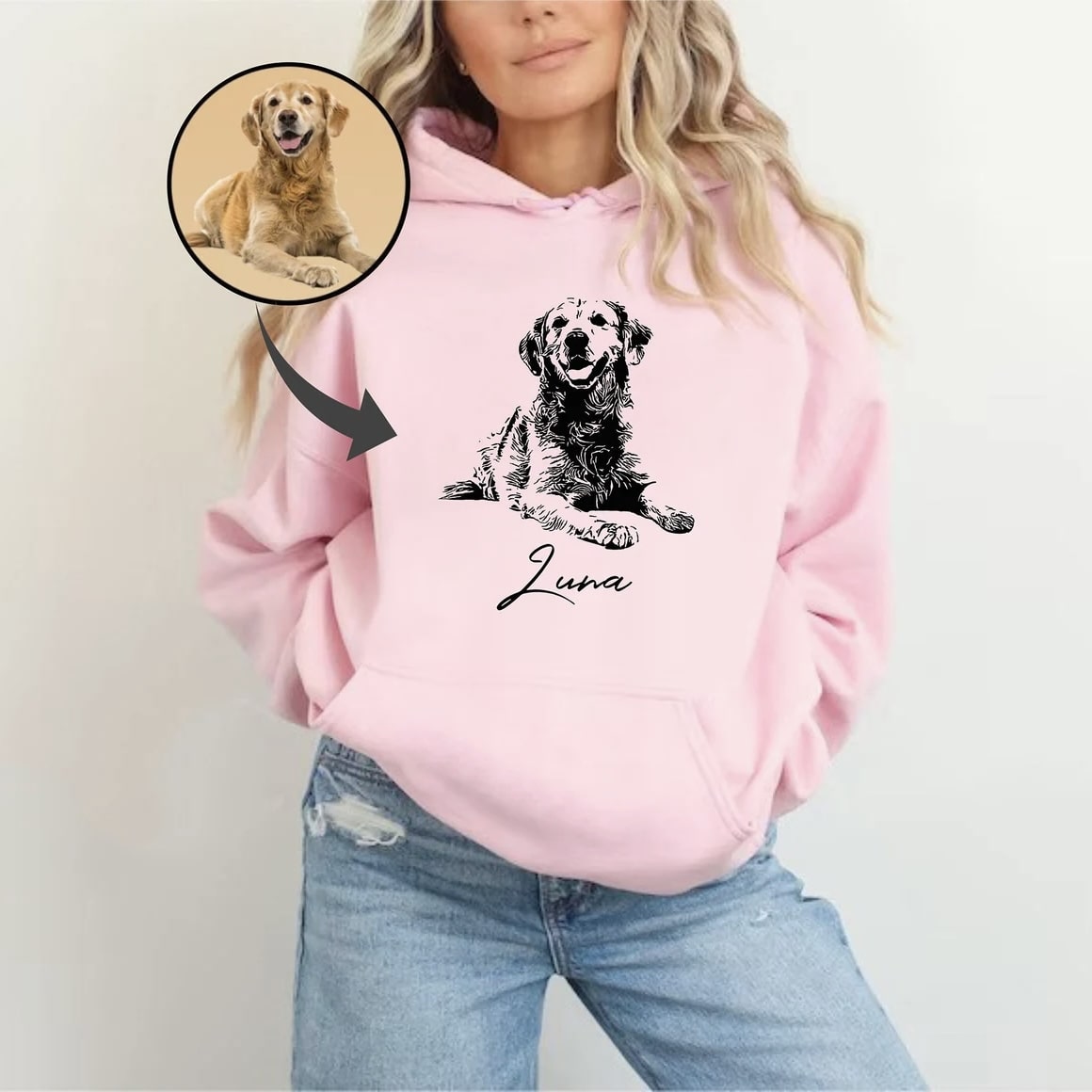 Stylish hoodie for pet parents