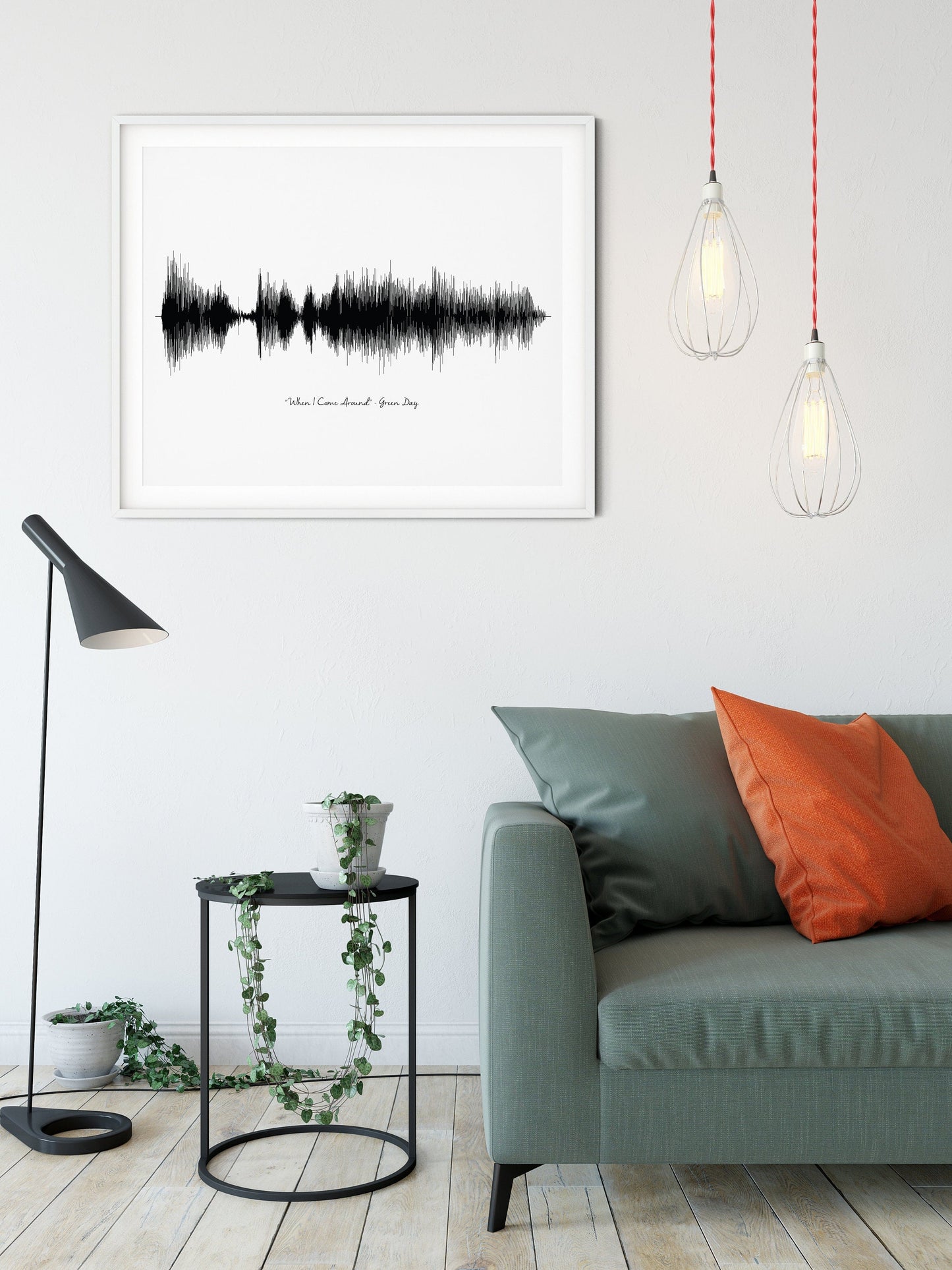 Custom Song Sound Wave Wall Art – Personalized Music Art for Weddings or Anniversaries