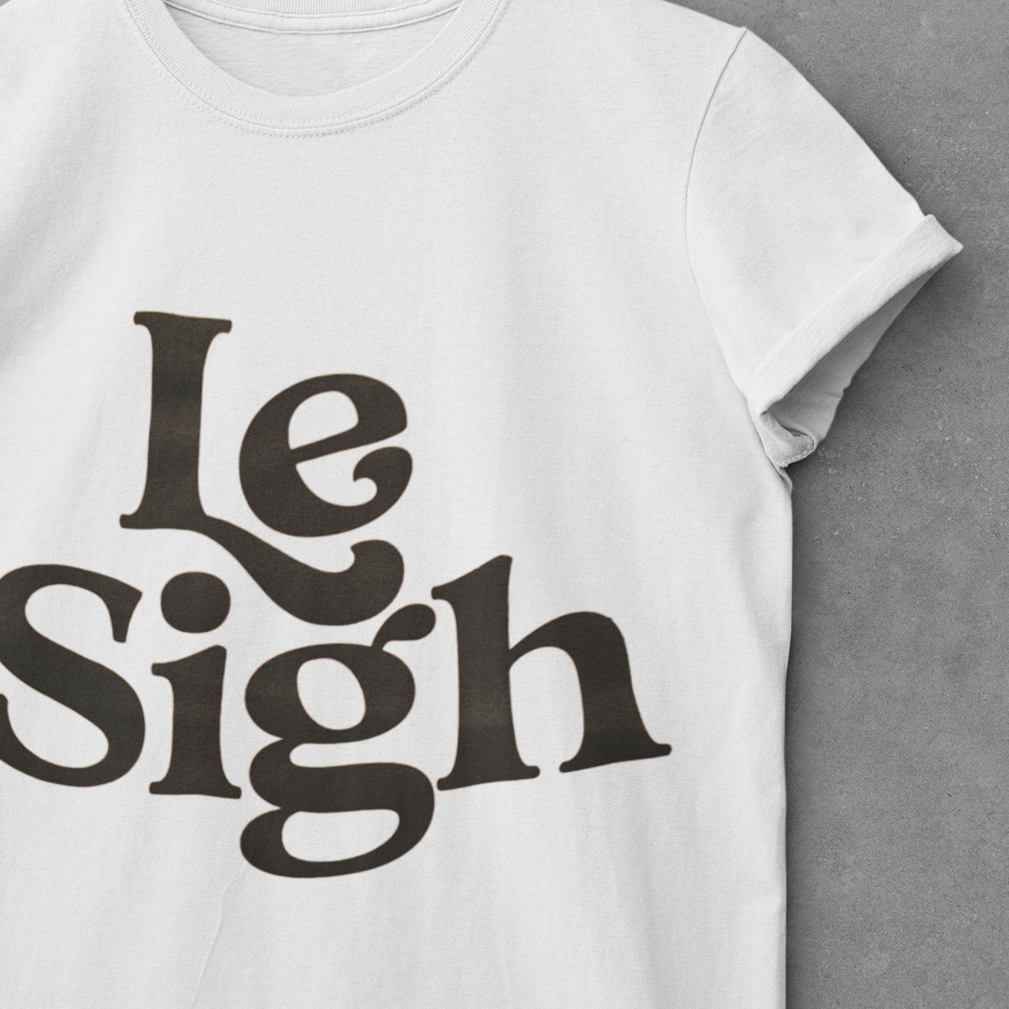 Le Sigh Graphic Tee in White